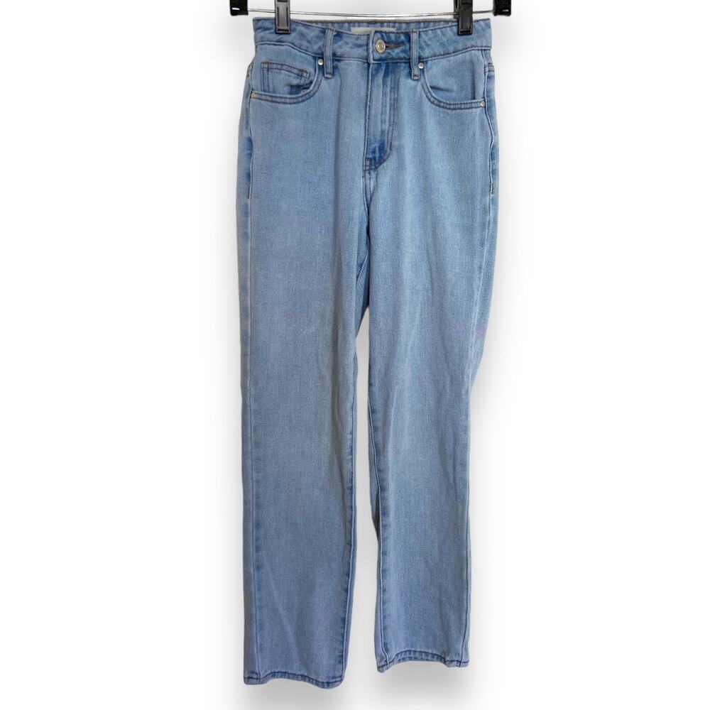 PacSun Womens Jeans Size 22 Mom Light Blue Loose 100% Cotton Soft Denim